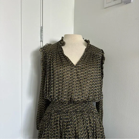 Zadig & Voltaire Rulie Chiffon Mini Dress womens size small NWOT - Picture 2 of 15